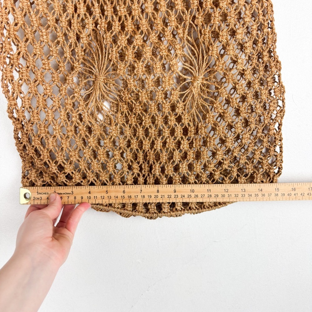 Vintage Woven Crochet Shoulder Bag - Picture 5 of 5